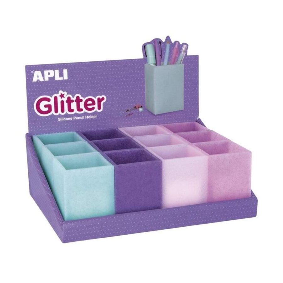 Cubilete Silicona Glitter