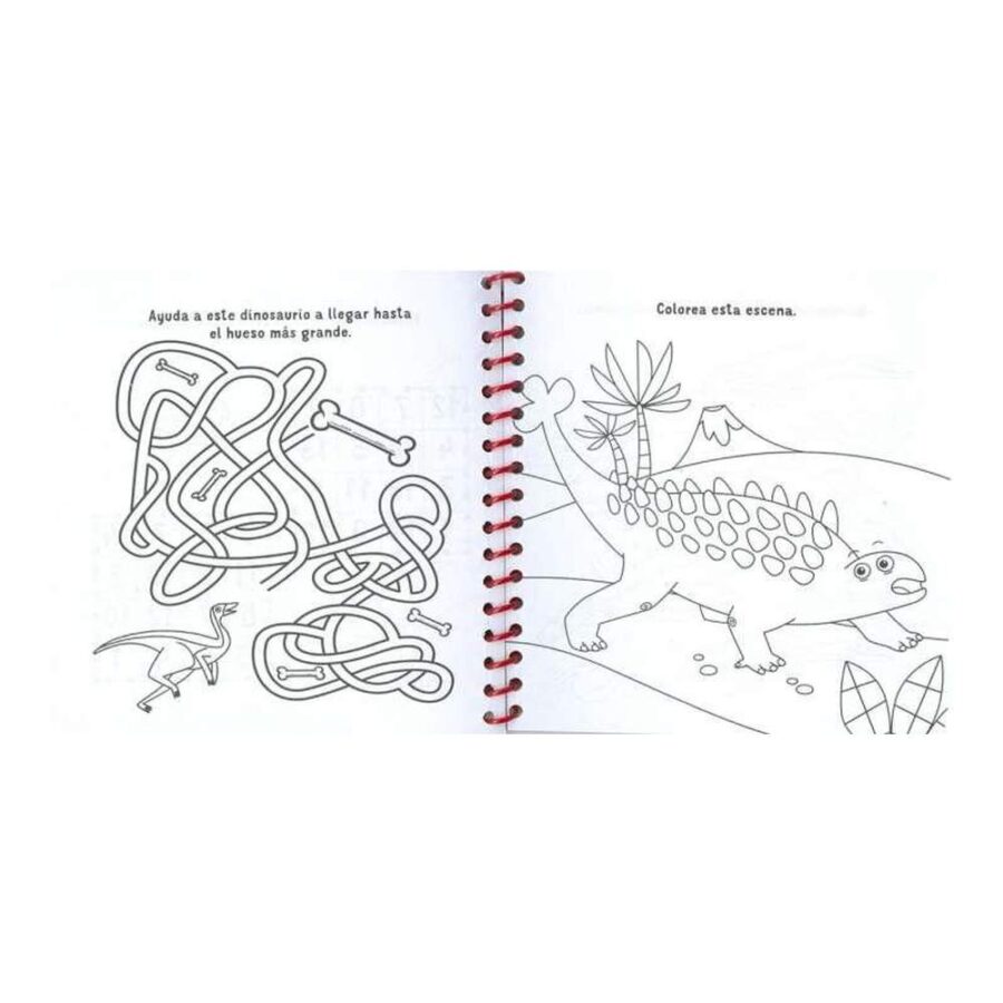 Dinosaurios Para Colorear Y Actividades