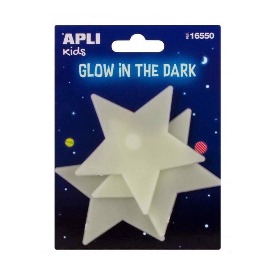 Estrellas Adhesivas Fluorescentes
