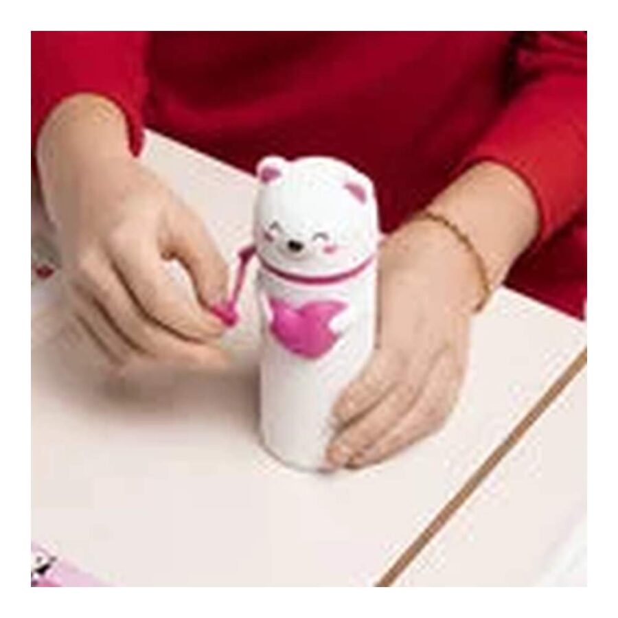 Estuche De Silicona 2 En 1 Oso Corazón