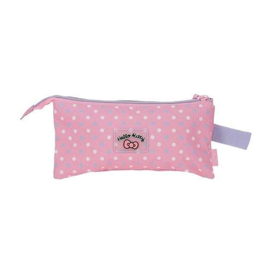 Estuche Triple Hello Kitty Hearts & Dots