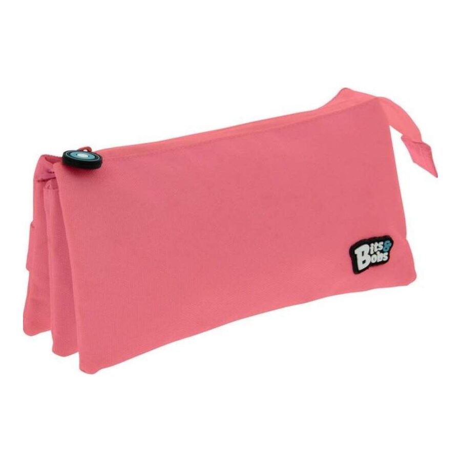 Estuche Triple Plano Bits & Bobs Rosa Claro