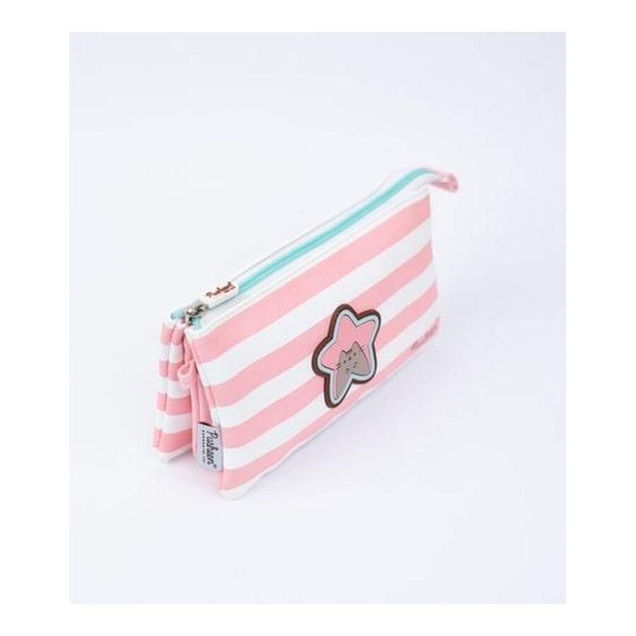 Estuche Triple Pusheen Rose Colecction