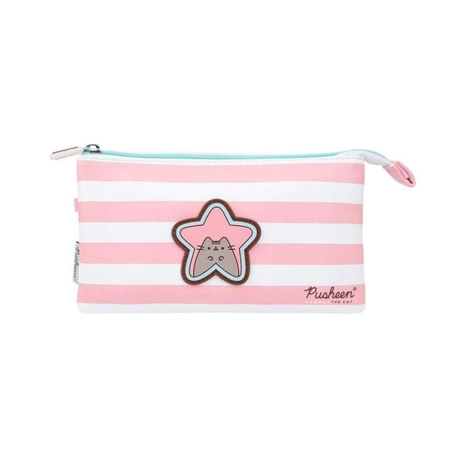 Estuche Triple Pusheen Rose Colecction