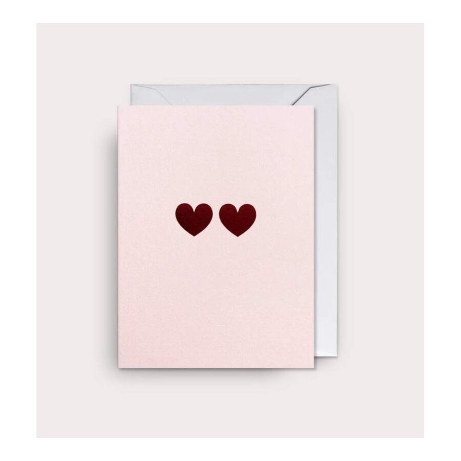 Felicitación Cherised Hearts
