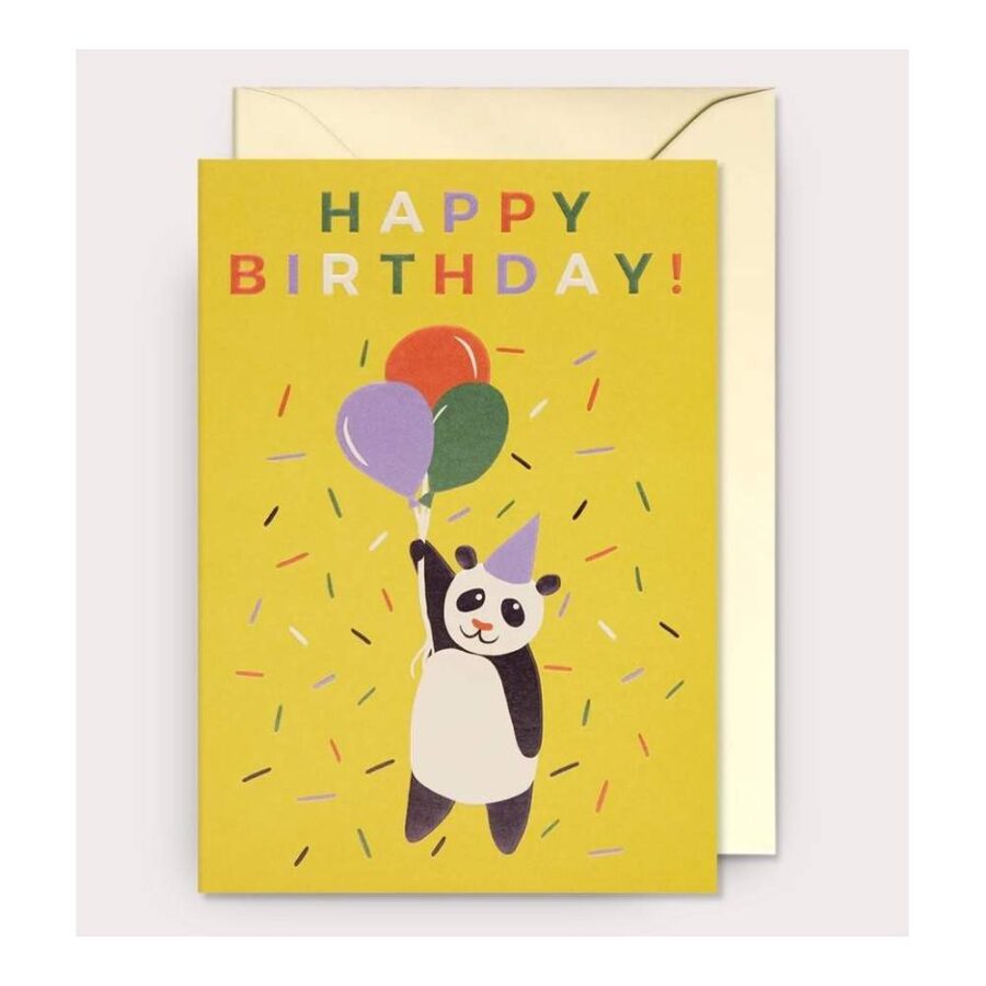 Felicitación Happy Birthday Panda