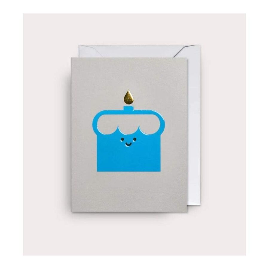 Felicitación Little Blue Cake
