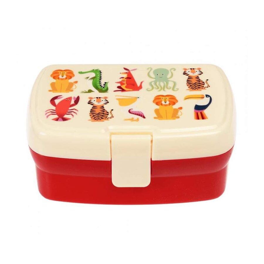 Fiambrera Con Bandeja Colorful Creatures