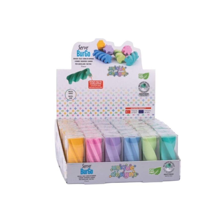 Goma De Borrar Burgo Pastel