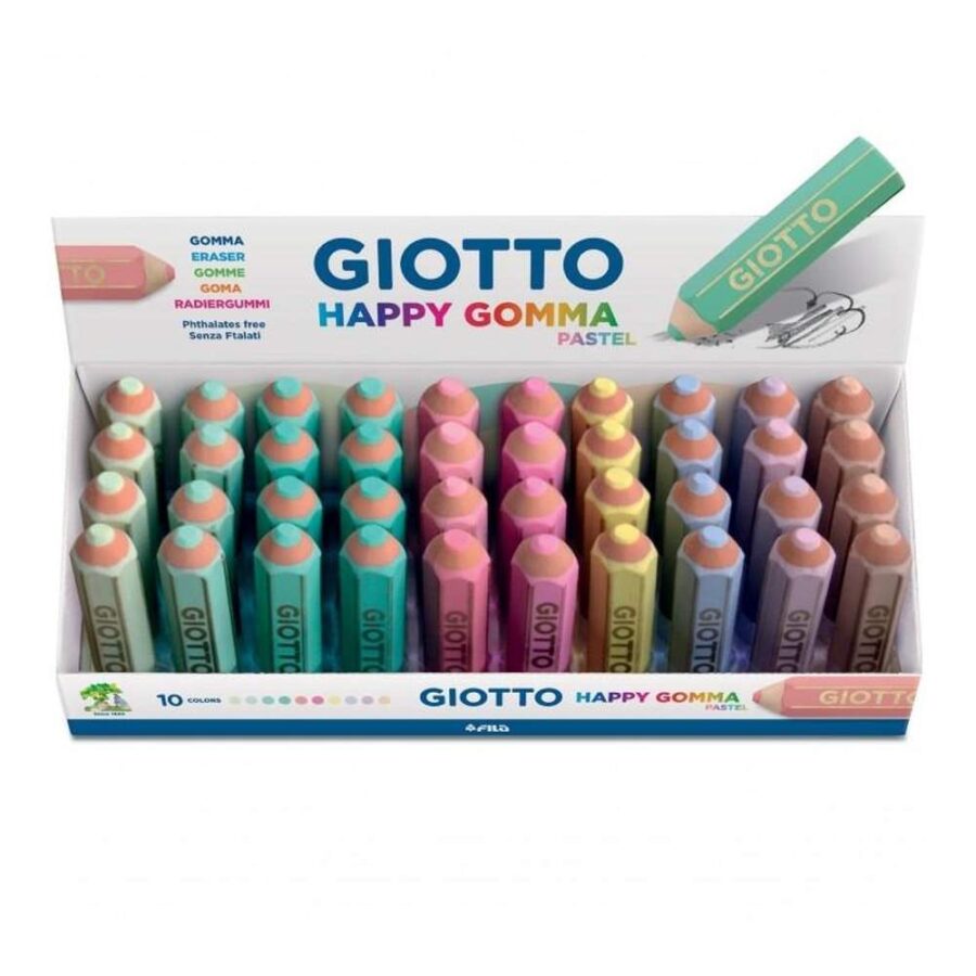 Goma Giotto Hapyy Pastel