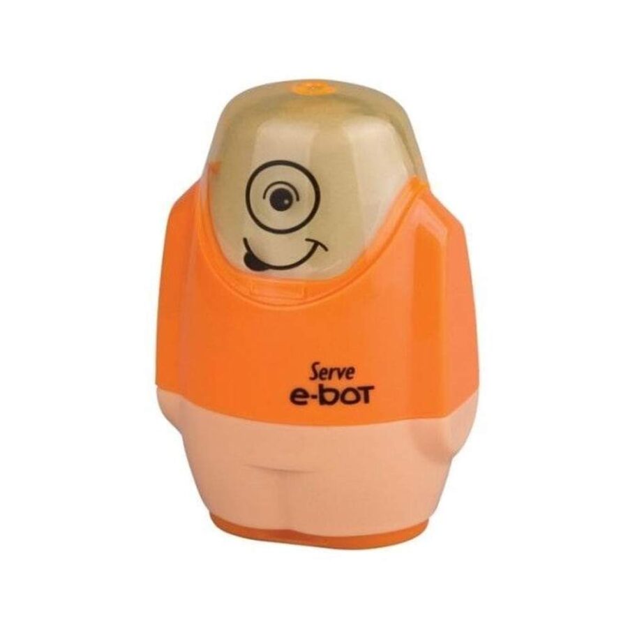 Goma Sacapuntas E-Bot Naranja