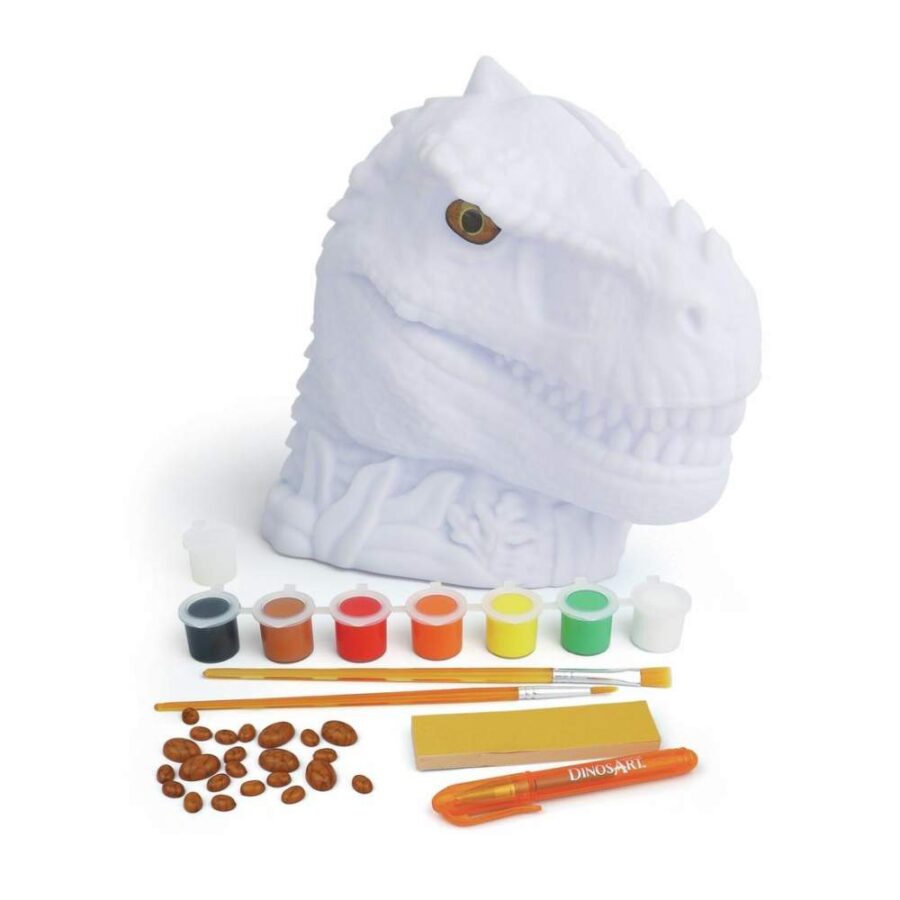 Hucha T-Rex Para Pintar