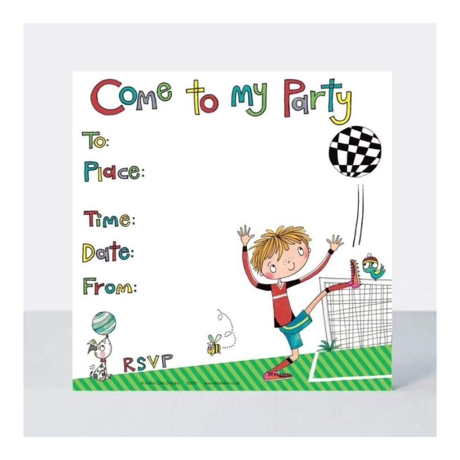 Invitaciones Cumpleaños Futbol