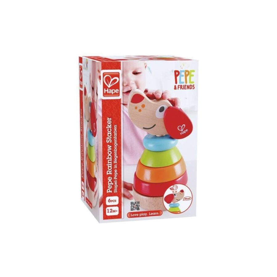 Juego Apilable Pepe Arcoiris