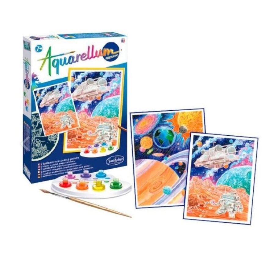 Juego Aquarellum Fluorescente Cosmos
