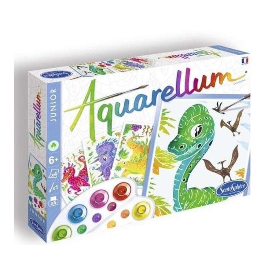 Juego Aquarellum Junior Dinosaurios