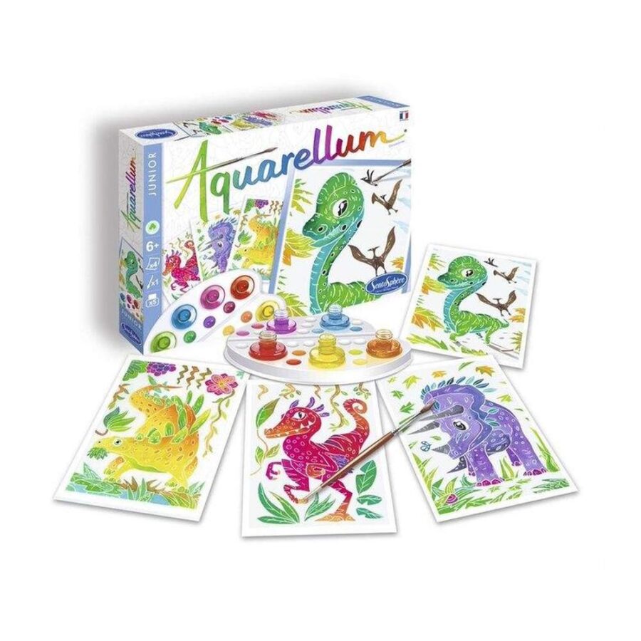 Juego Aquarellum Junior Dinosaurios