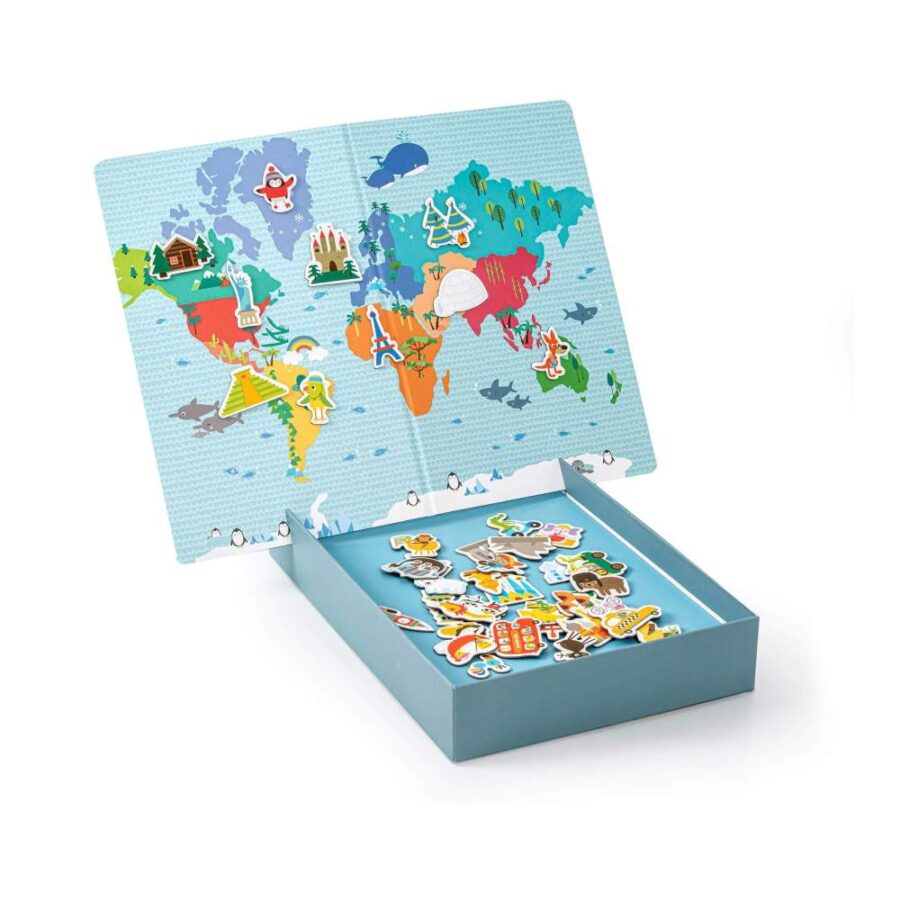 Juego Con Imanes Mundo