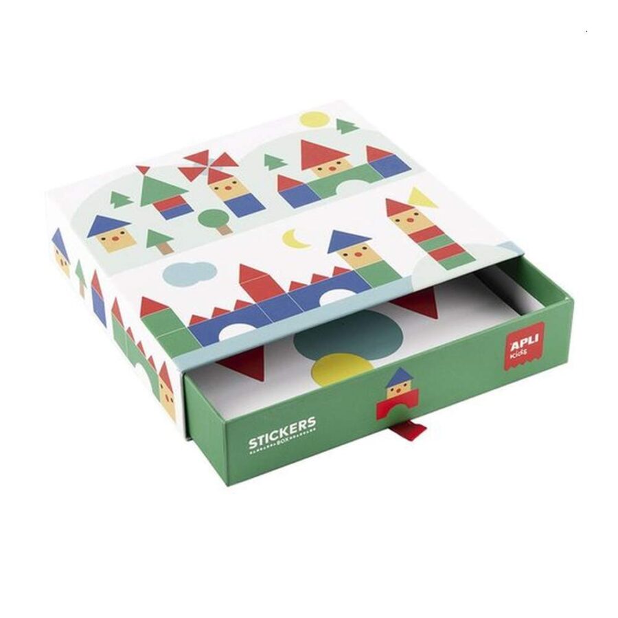 Juego Gomets Stickers Box Pueblos