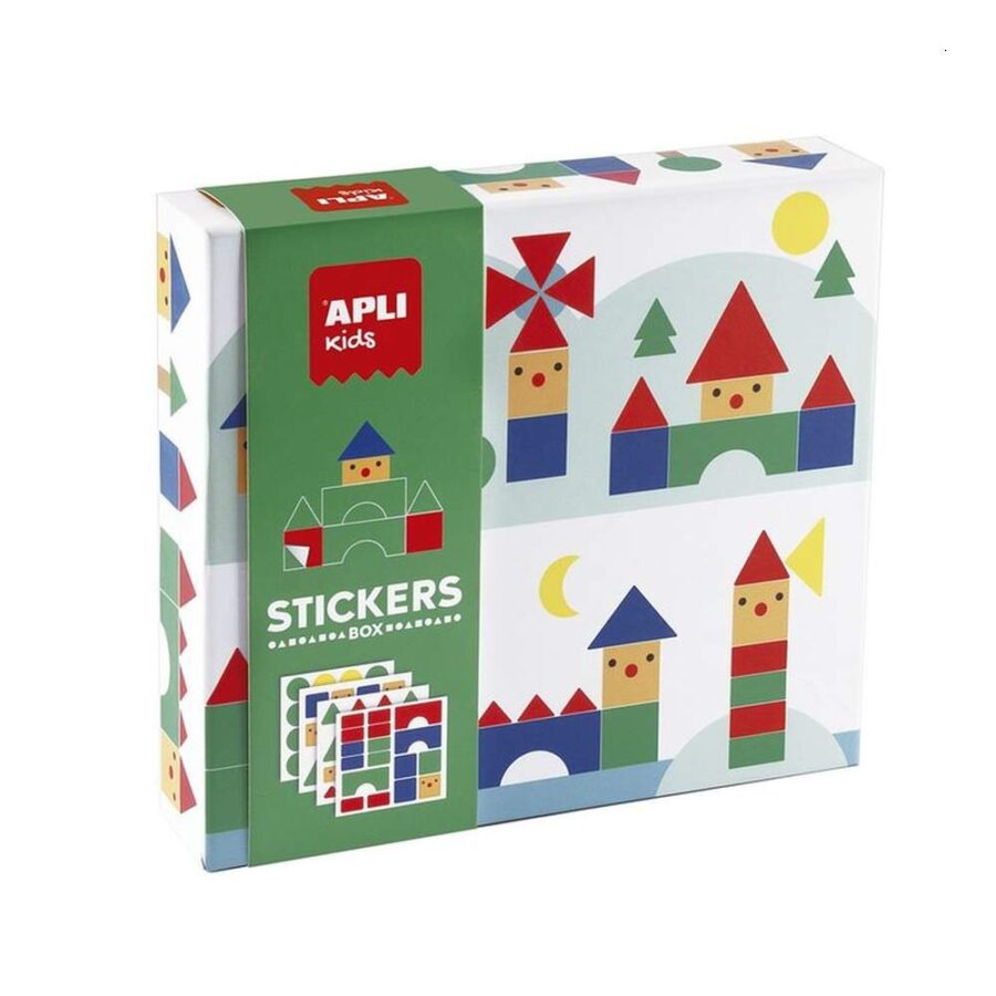 Juego Gomets Stickers Box Pueblos