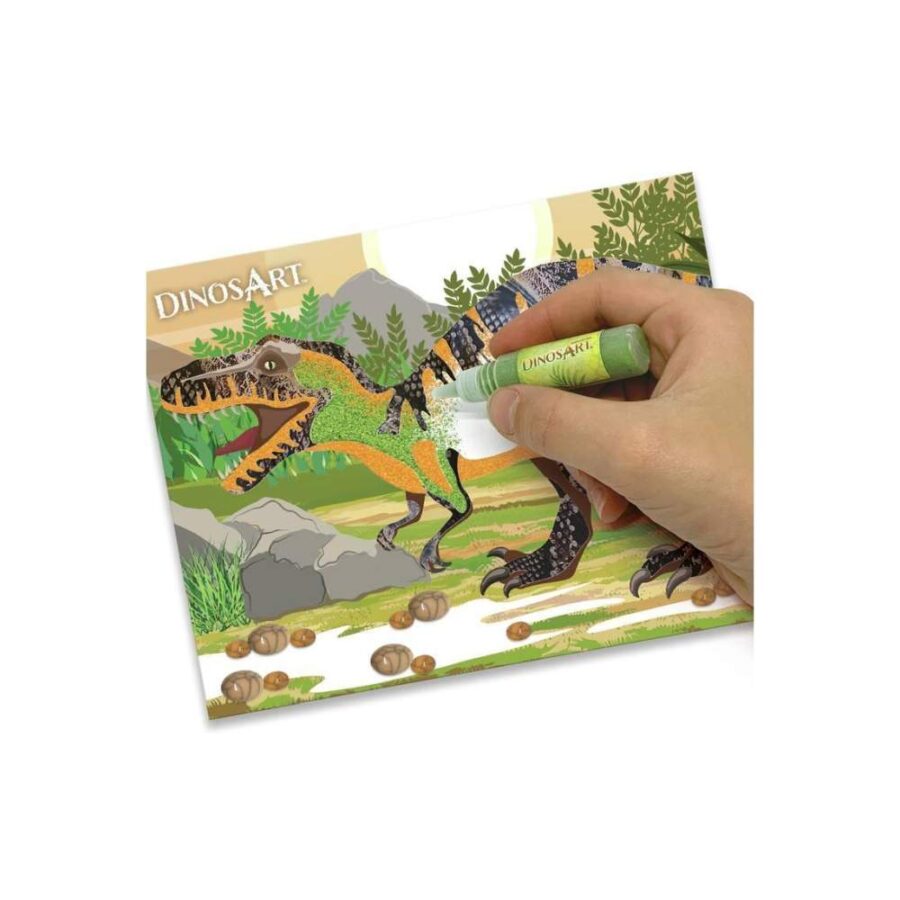 Láminas Creativas De Arena Dinosaurios