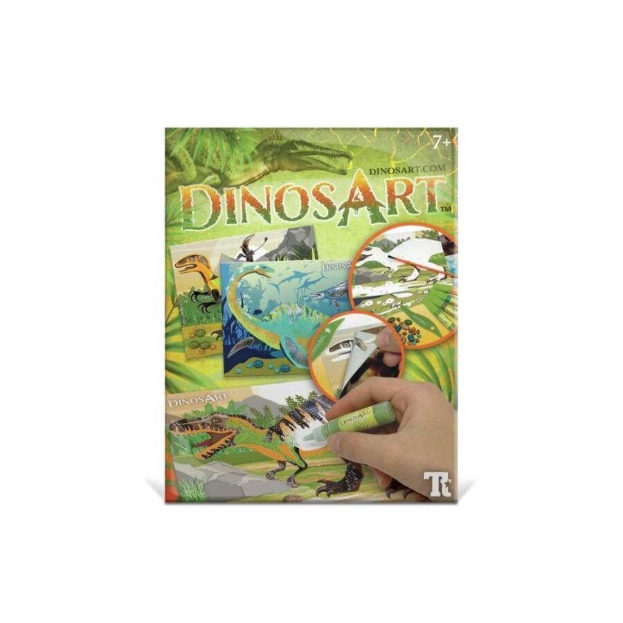 Láminas Creativas De Arena Dinosaurios
