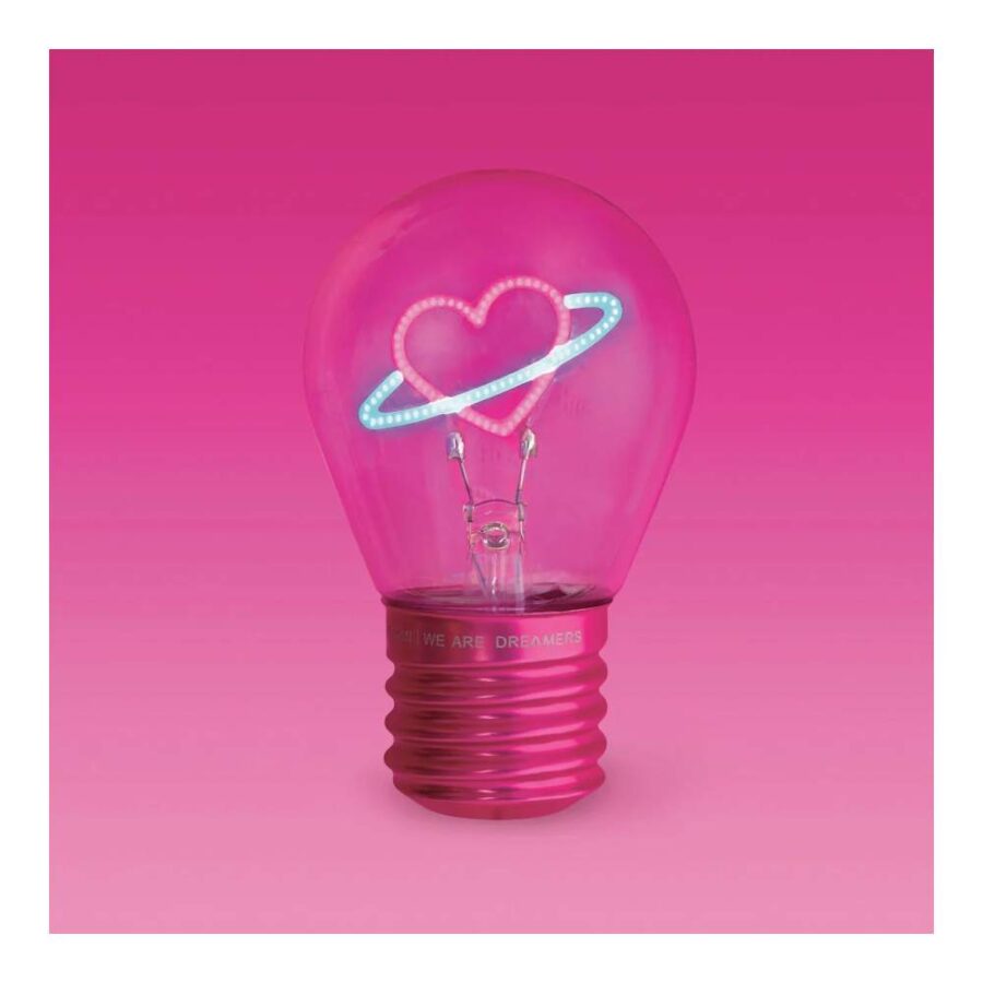 Lámpara Bombilla San Valentín