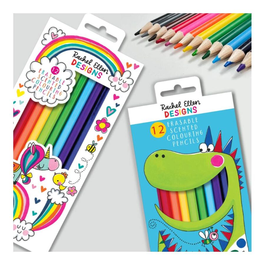 Lápices De Colores Borrables Dinosaurios