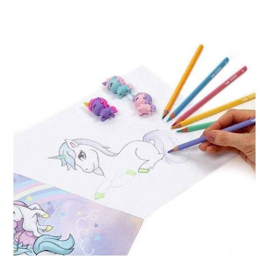 Lápices De Colores Con Unicornios Intercambiables
