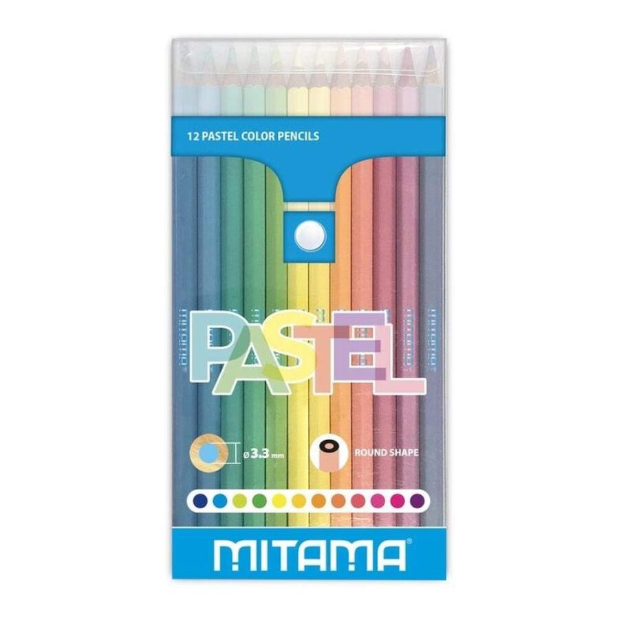 Lapices Redondos Lacados Pastel