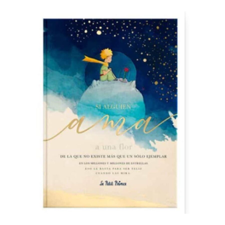 Libreta Principito Tapa Dura Azul