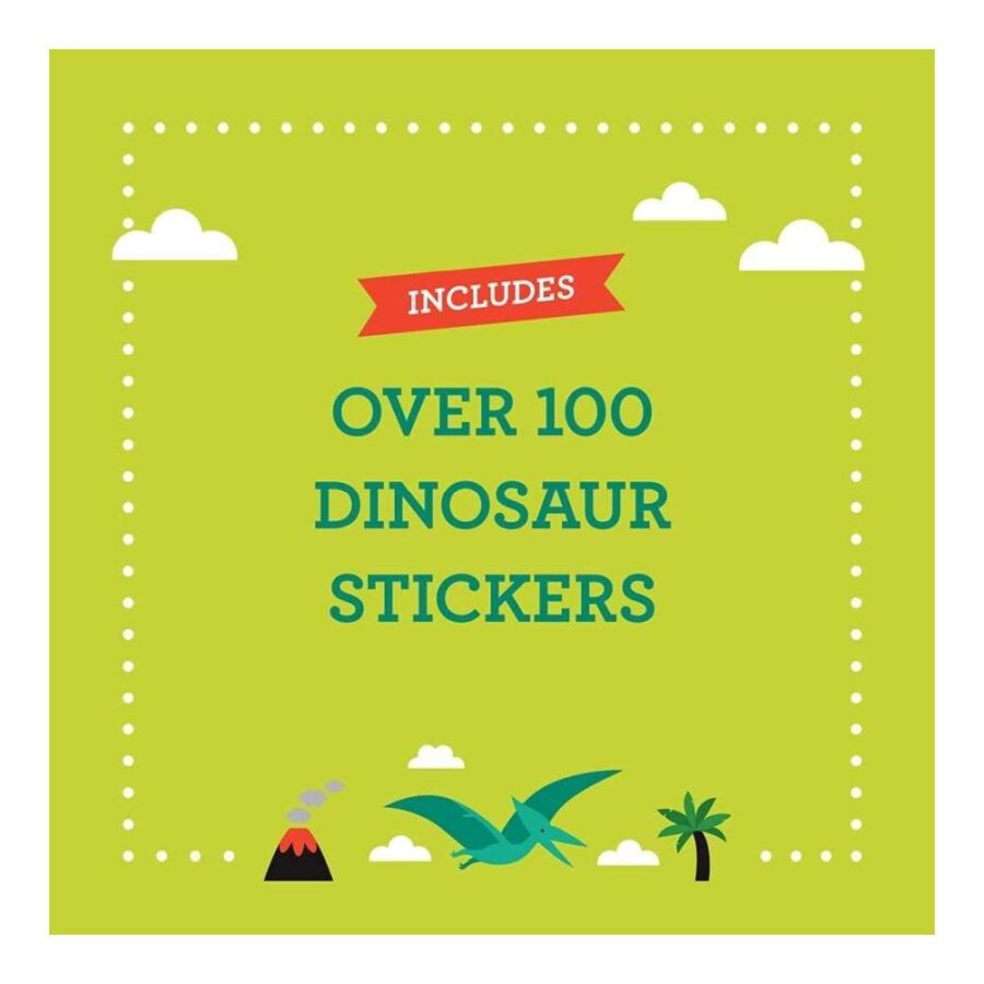 Libro Colorear + Pegatinas Dinosaurios