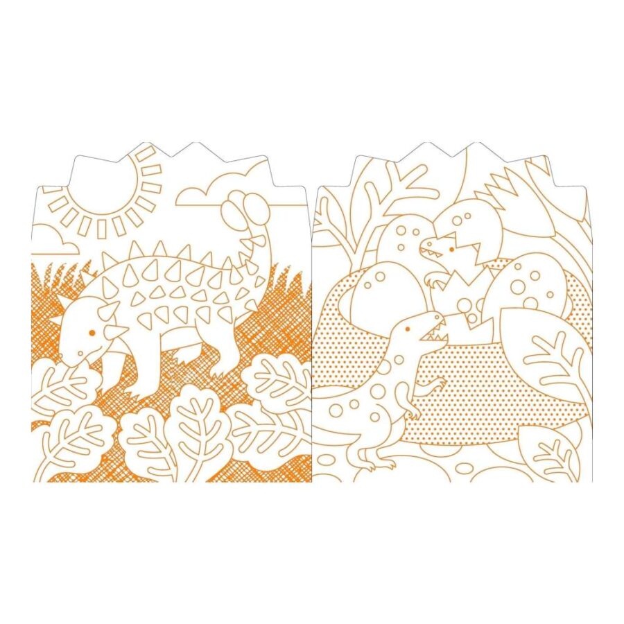 Libro Colorear + Pegatinas Dinosaurios