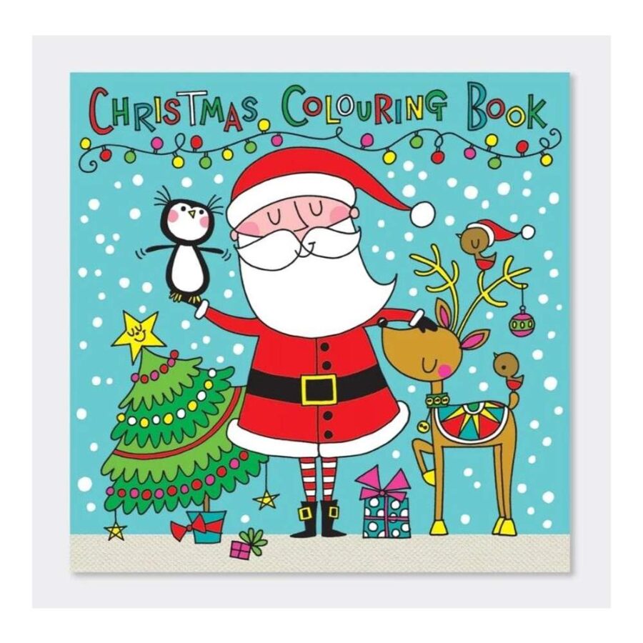 Libro Para Colorear Papa Noel