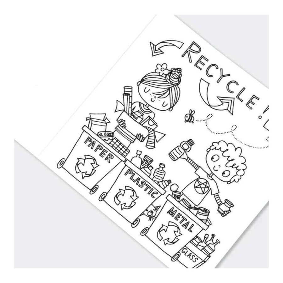 Libro Para Colorear Save The Earth