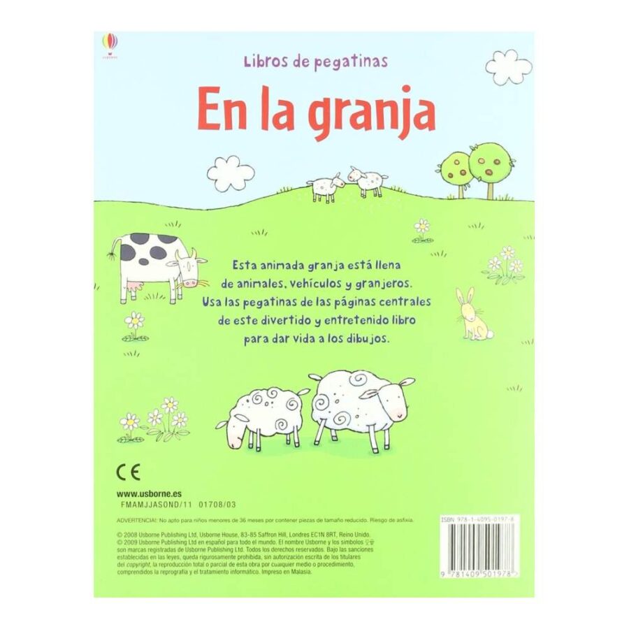 Libro Pegatinas En La Granja
