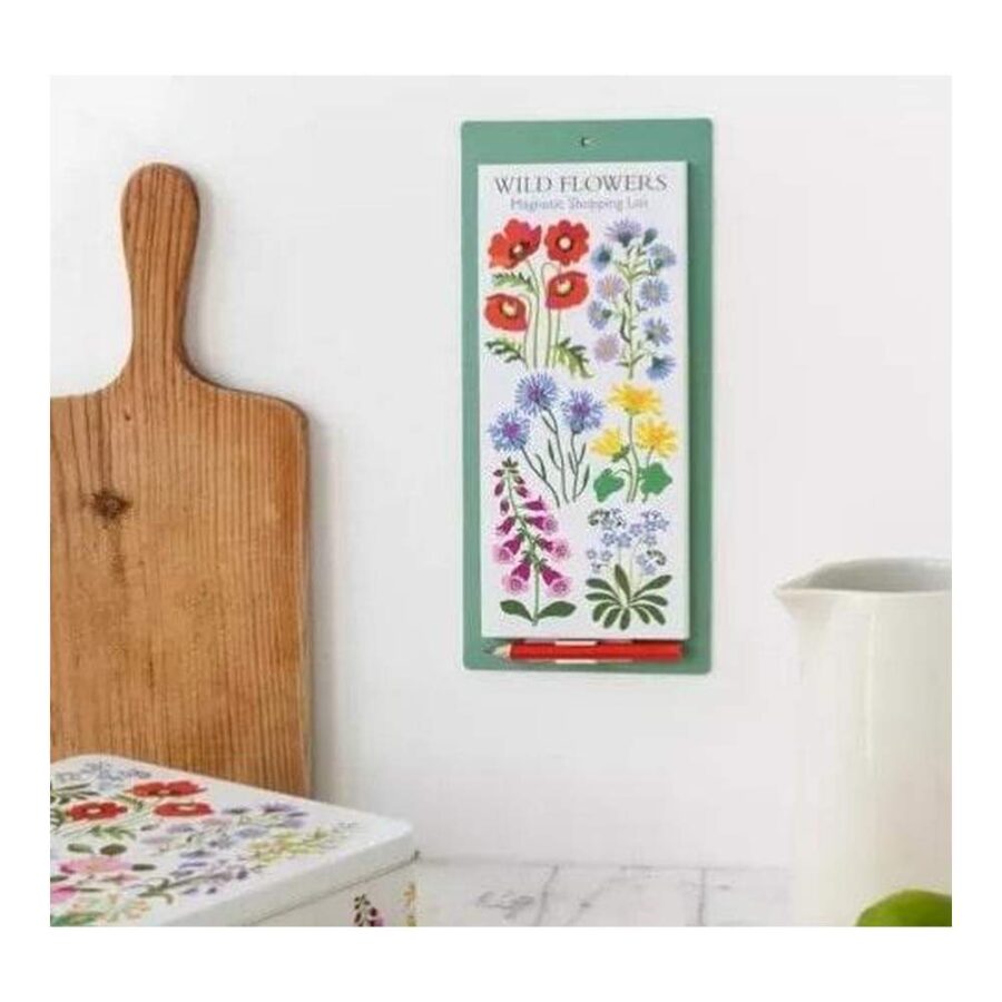 Lista De Compras Magnética Wild Flowers