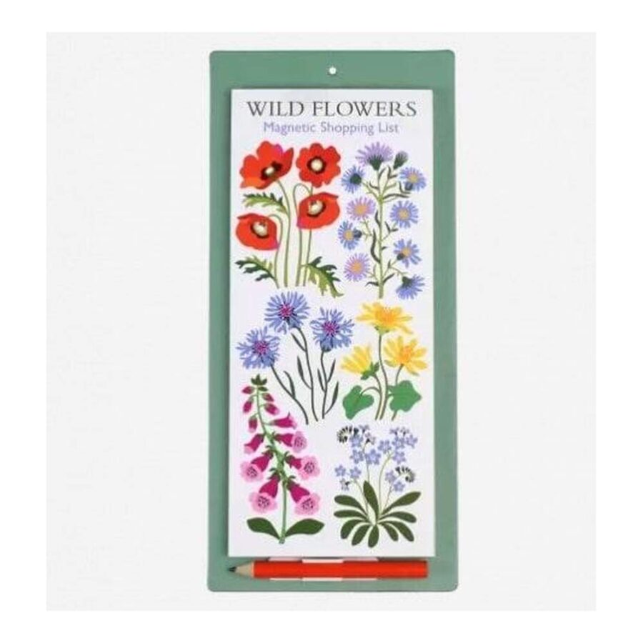 Lista De Compras Magnética Wild Flowers