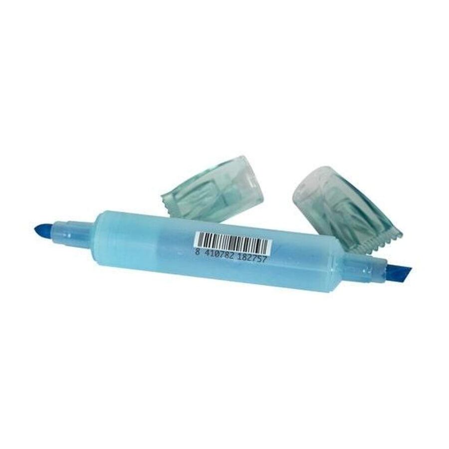 Marcador Doble Punta Azul Candy