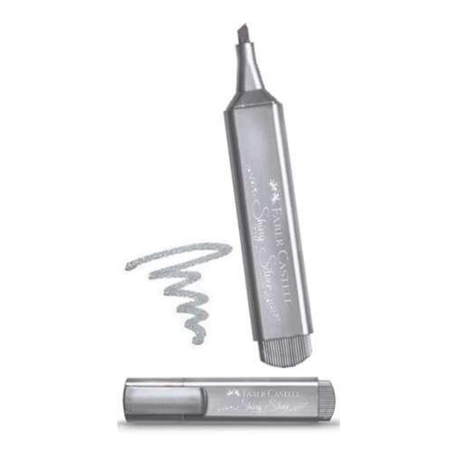 Marcador Faber Castell Plata Shiny