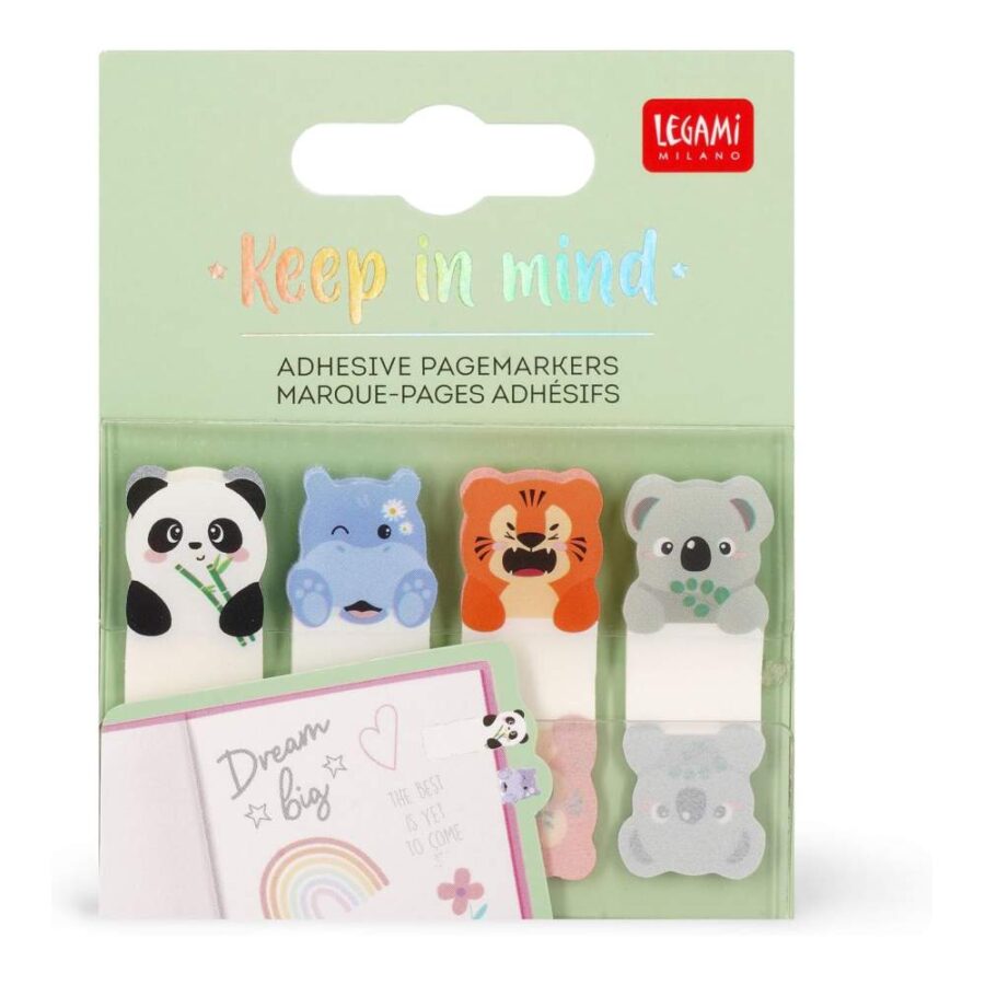 Marcapáginas Adhesivo Cute Animals