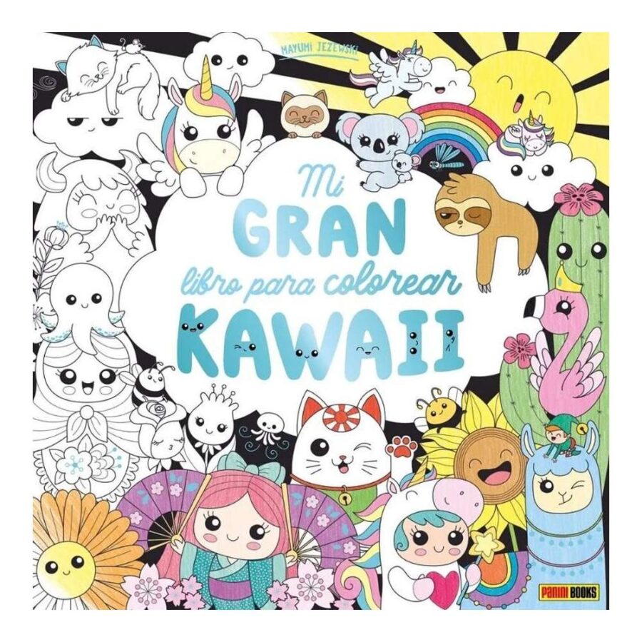 Mi Gran Libro De Colorear Kawaii