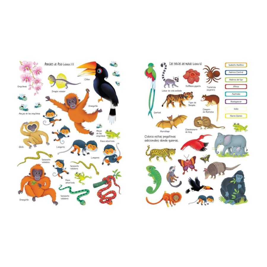 Mi Primer Libro De Pegatinas. La Selva