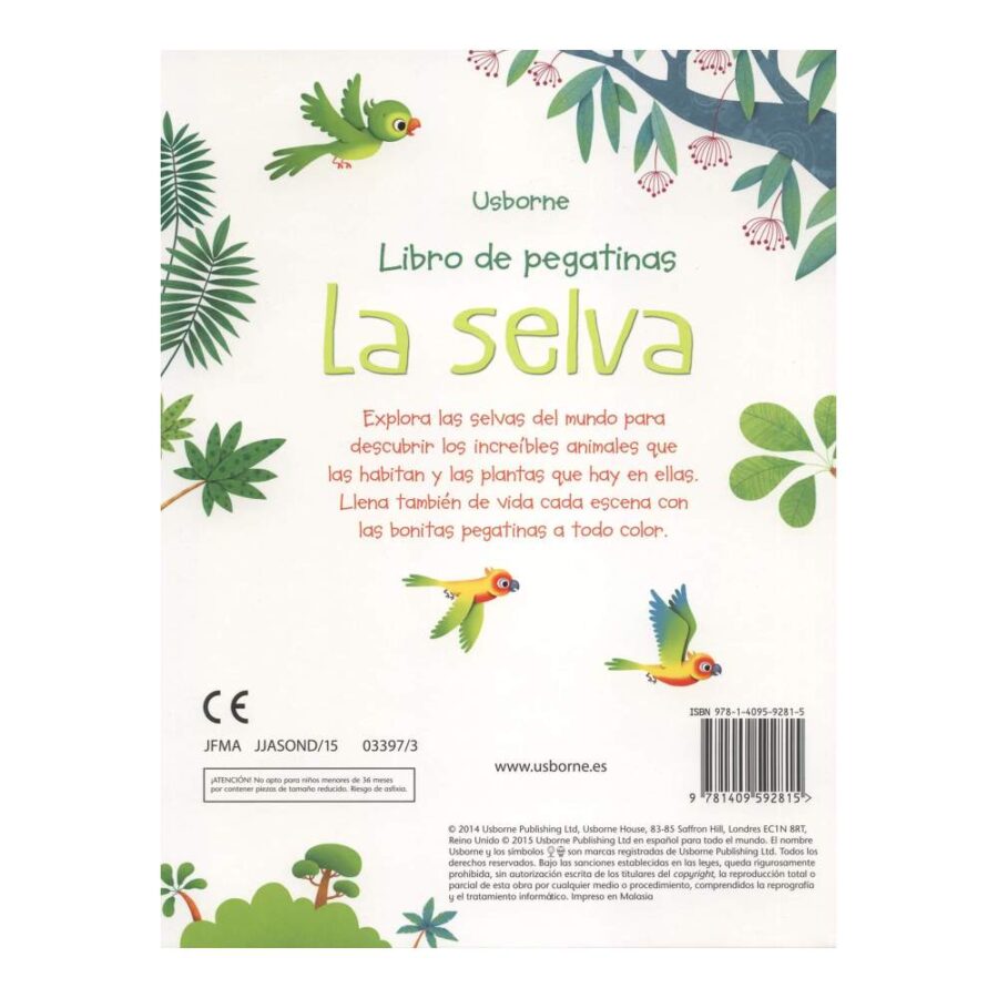 Mi Primer Libro De Pegatinas. La Selva