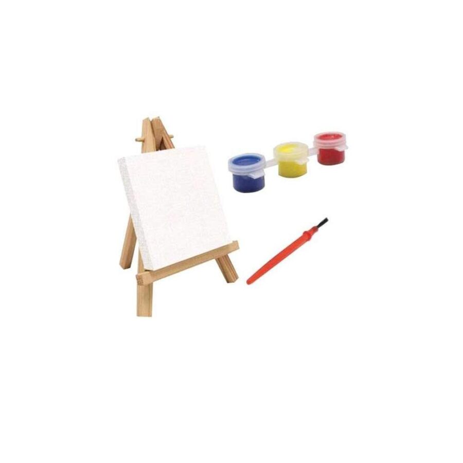 Mini Lienzo Con Témperas
