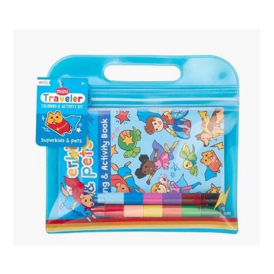 Mini Traveler Kit Actividades Y Colorear