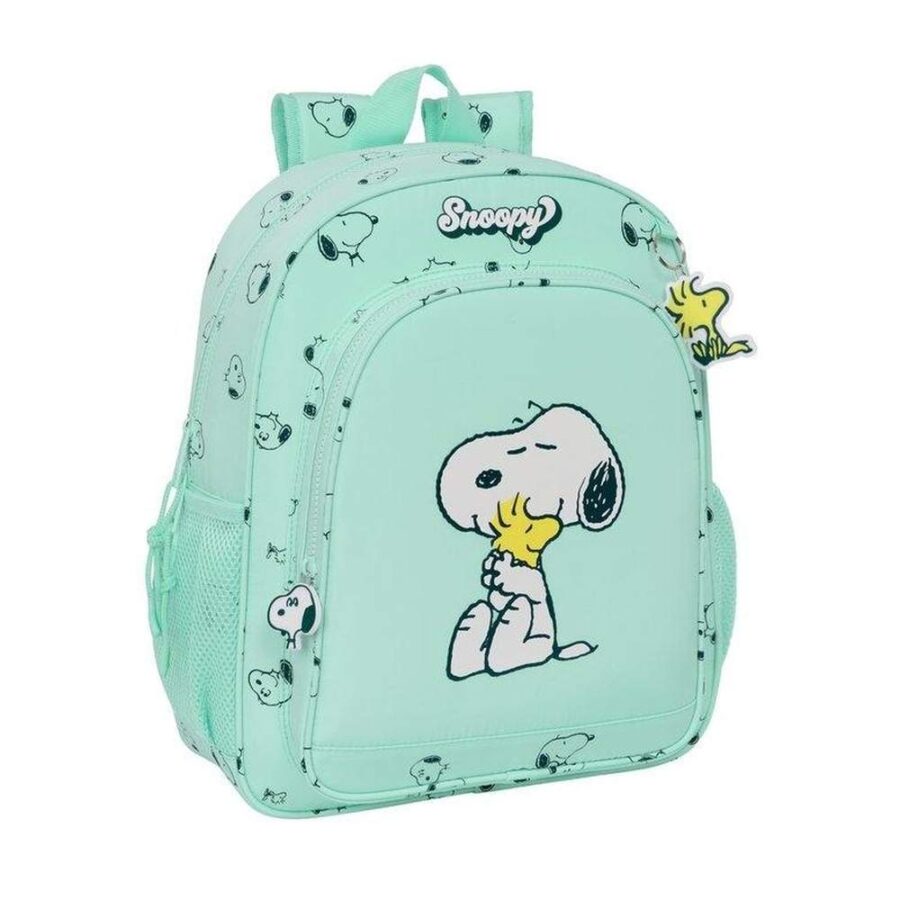 Mochila Escolar Carro Snoopy Groovy