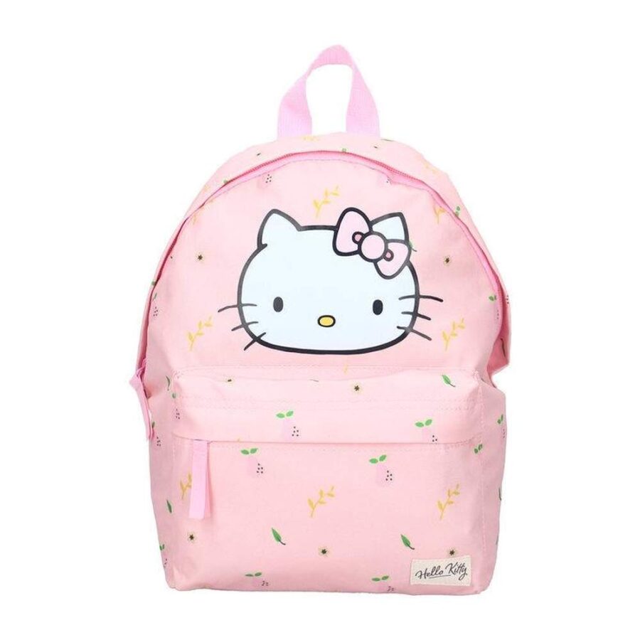 Mochila Infantil Con Bolsillo Hello Kitty