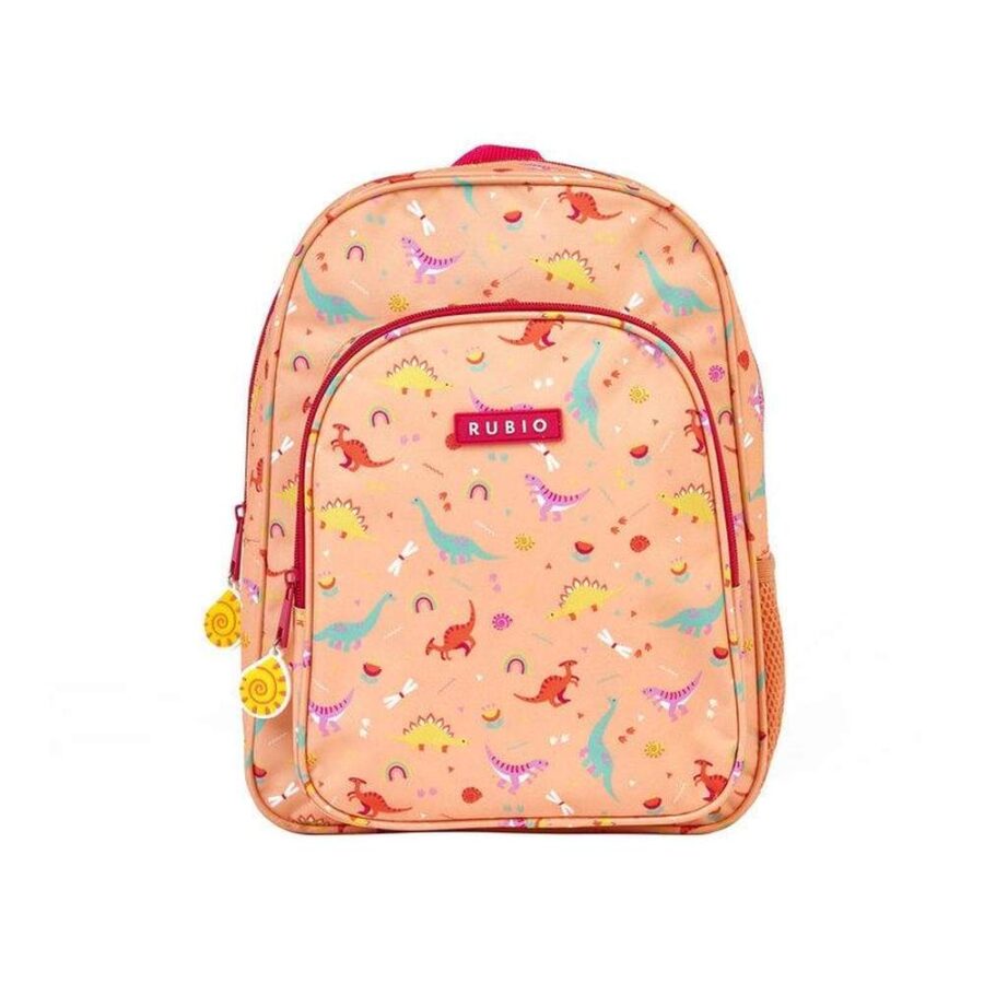 Mochila Infantil Dino Melocotón