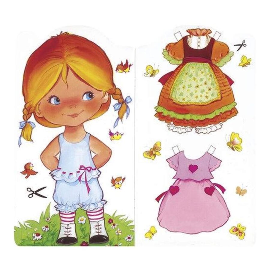Muñeca Pepona Carolina Recortables